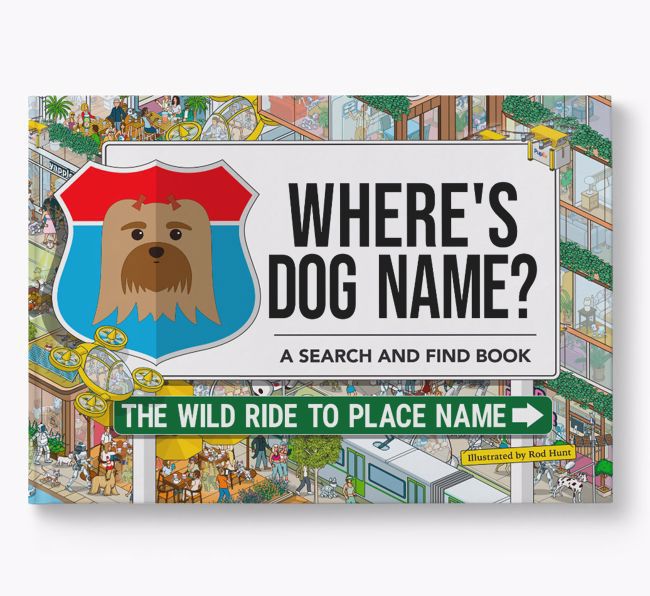 Personalized Dog Book - Where's Your Dog - Wild Ride